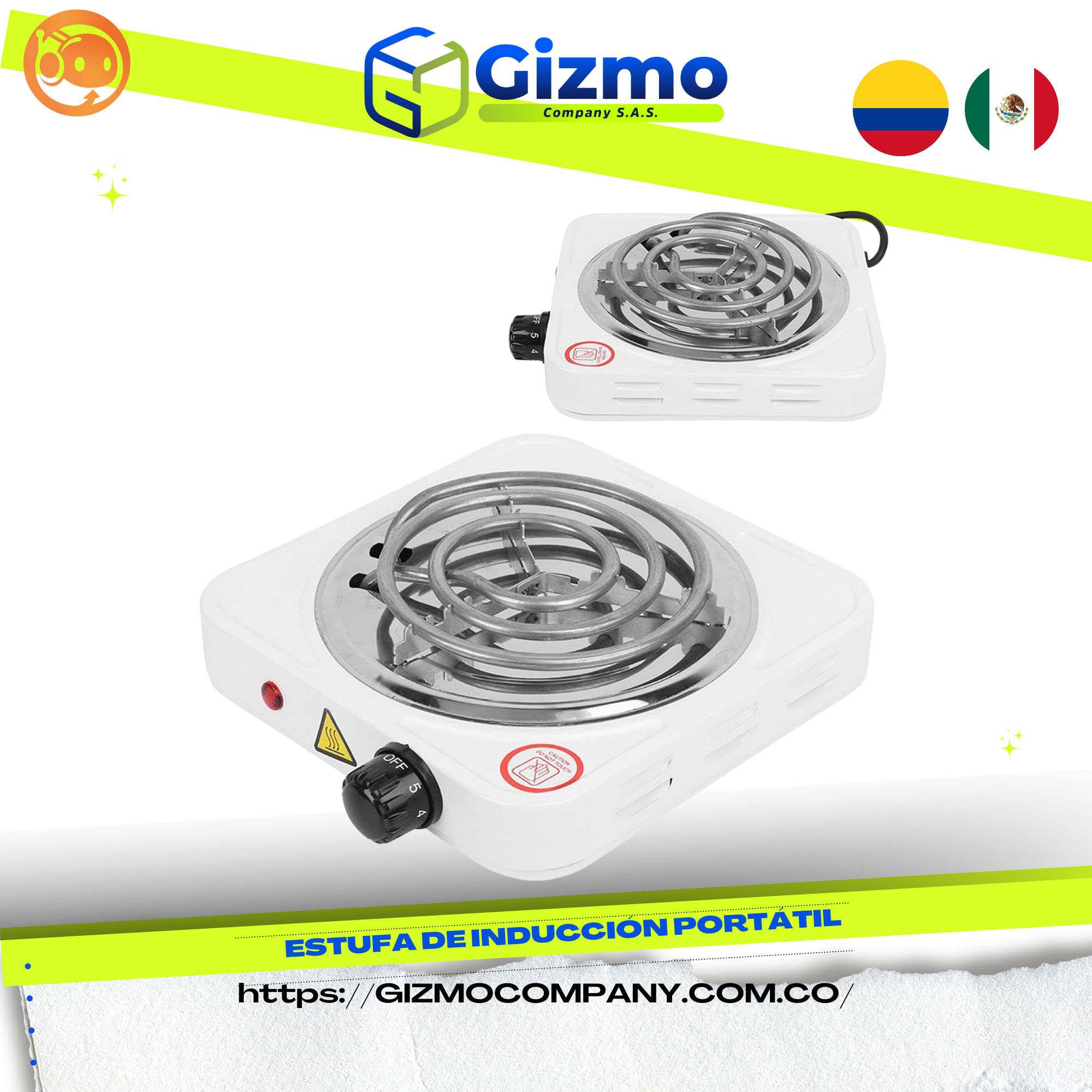 Estufa de Inducción Portátil